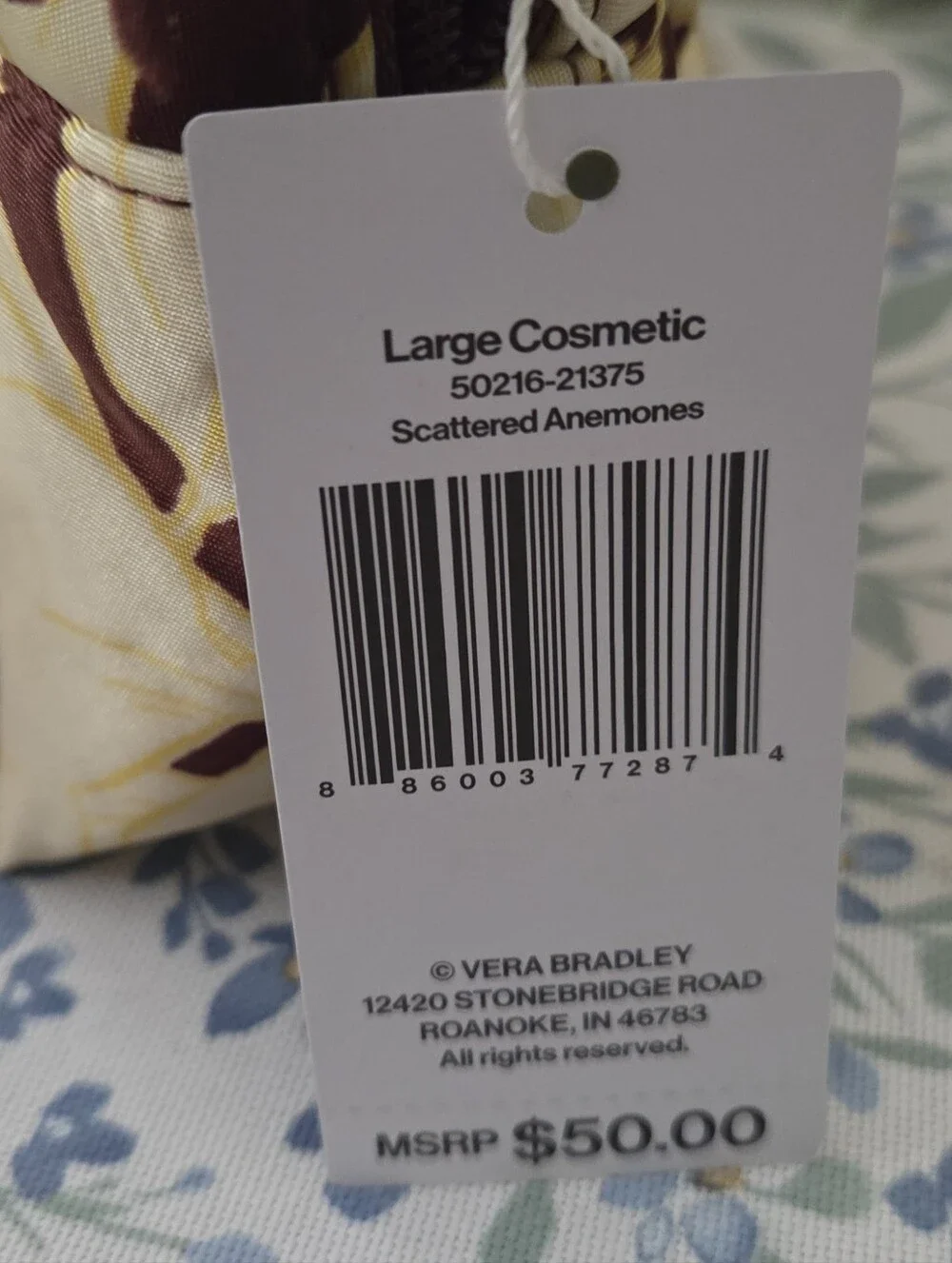 Vera Bradley Large Cosmetic Bag